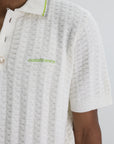 Casablanca Golfer Tennis Boucle Polo White