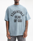 Fear Of God T-Shirt Campus 90'S  Short Sleeve Grey