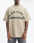Fear Of God T-Shirt Training 90'S  Short Sleeve Beige