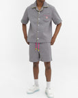Casablanca Shorts Monogram Embossed  Grey