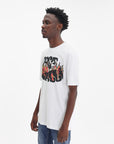 Just Cavalli T-Shirt Logo Flames White