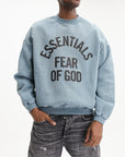 Fear Of God Sweater Essentials Campus 90'S Faded Coastal