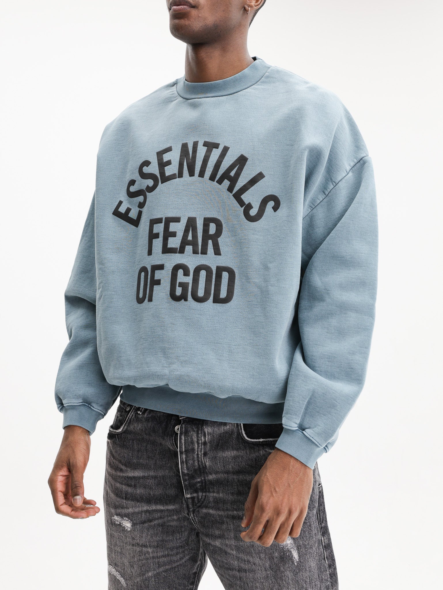 Fear Of God Sweater Essentials Campus 90'S Faded Coastal