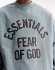 Fear Of God Sweater Essentials Campus 90'S Faded Coastal