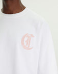 Just Cavalli T-Shirt Maxi Logo Leo White