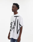 Just Cavalli T-Shirt Maxi Side Logo White