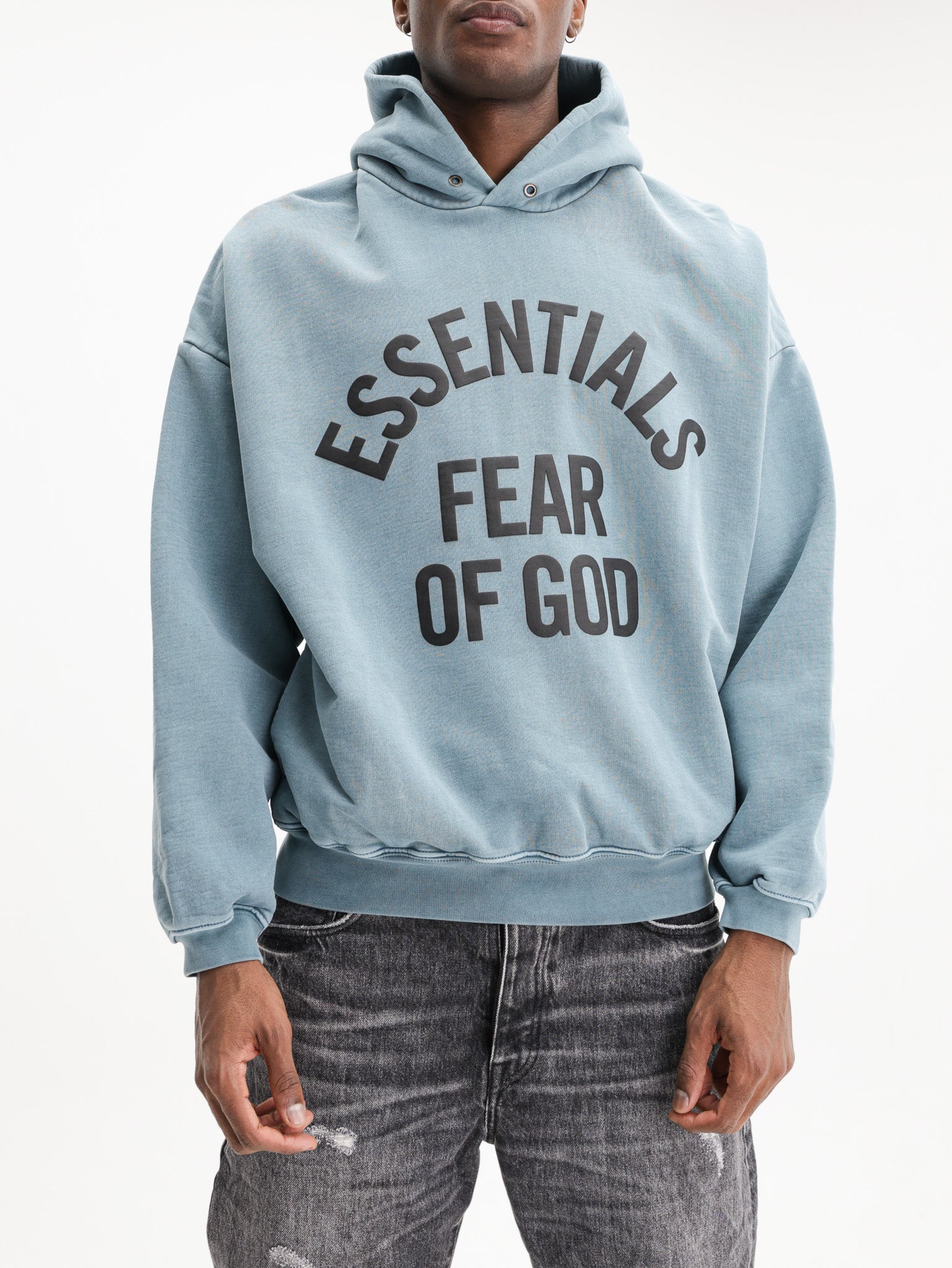 Fear Of God Hoody Essentials Campus 90'S Faded Coastal
