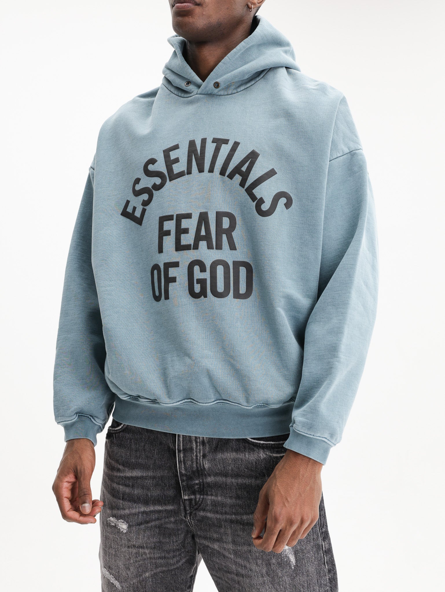 Fear Of God Hoody Essentials Campus 90'S Faded Coastal