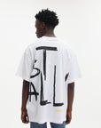 Just Cavalli T-Shirt Maxi Side Logo White