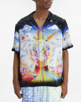 Casablanca Shirt Cuban Collar Multi Colour
