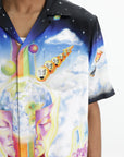 Casablanca Shirt Cuban Collar Multi Colour