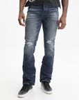 Purple Jeans Vintage Dark Aged Indigo