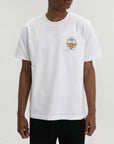 Casablanca T-Shirt Flower Court Icon White