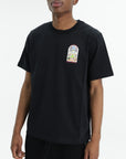 Casablanca T-Shirt Tennis Landscape Black