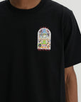 Casablanca T-Shirt Tennis Landscape Black