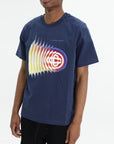 Casablanca T-Shirt Shockwave Classic Navy