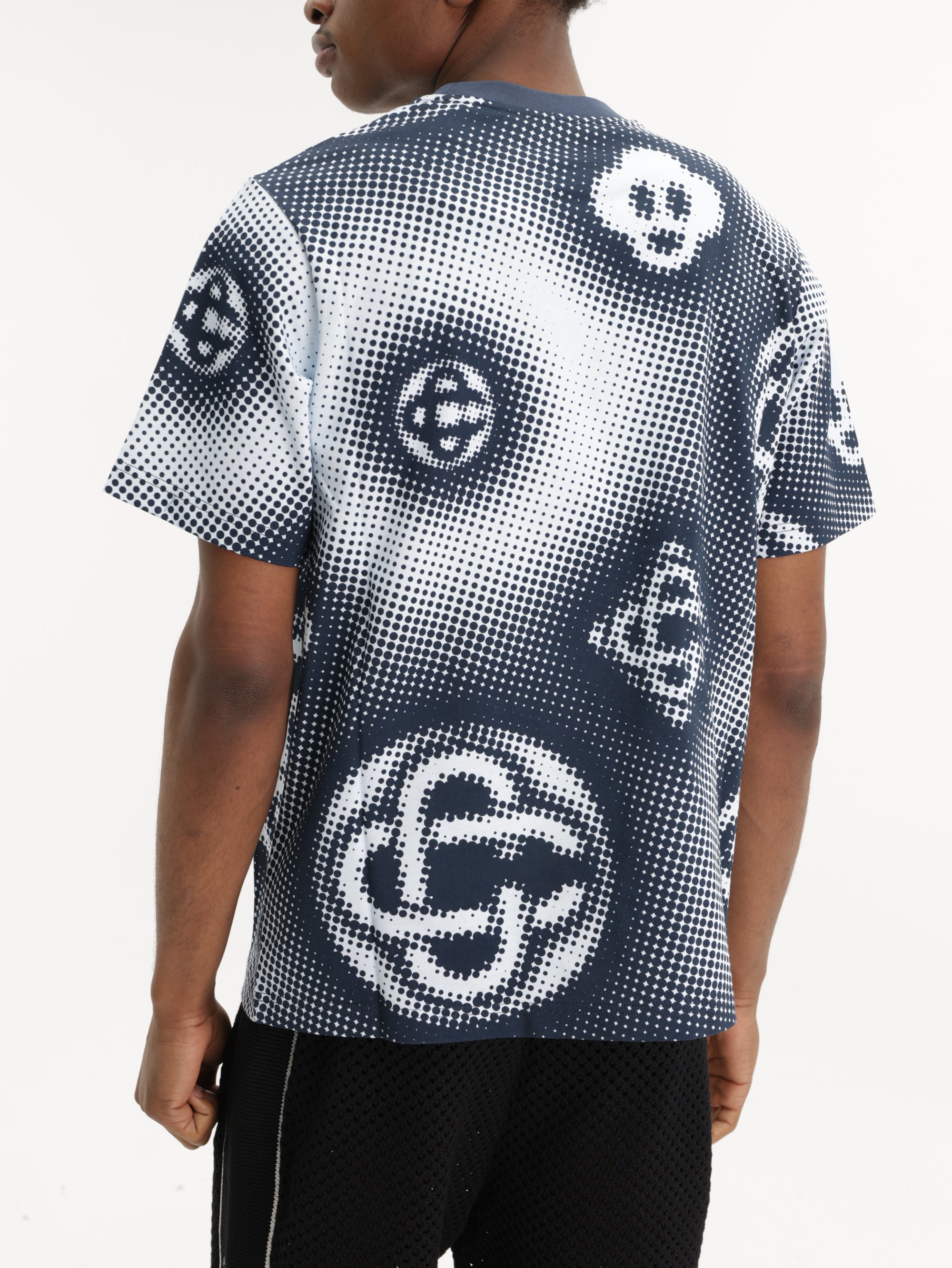 Casablanca T-Shirt Halftone Icon Printed Black/white