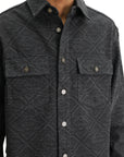Casablanca Shirt Denim Monogram  Black