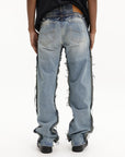 Vetements Jeans Cut-Up Back Denim Mid Blue