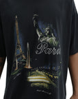Vetements T-Shirt Paris Tourist Black