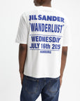 Jil Sander T-Shirt Ocean Print  White