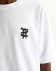 Maison Kitsune T-Shirt Stunt Fox Oversize White