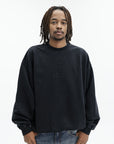 Vetements Sweater Paris Embroidered Black