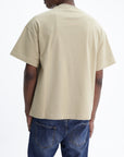 Jil Sander T-Shirt Black Print Crew Tan