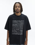 Vetements T-Shirt Fuck Everything Washed-Out Black