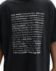 Vetements T-Shirt Fuck Everything Washed-Out Black