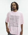 Vetements T-Shirt Fuck Everything Washed-Out Pink