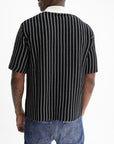 Jil Sander Golfer White Striped Black/white