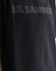Jil Sander T-Shirt Print Crew Oversized Black