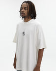 Vetements T-Shirt Biker Cross Logo Vanilla