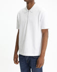 Jil Sander Golfer Ss White Zip White