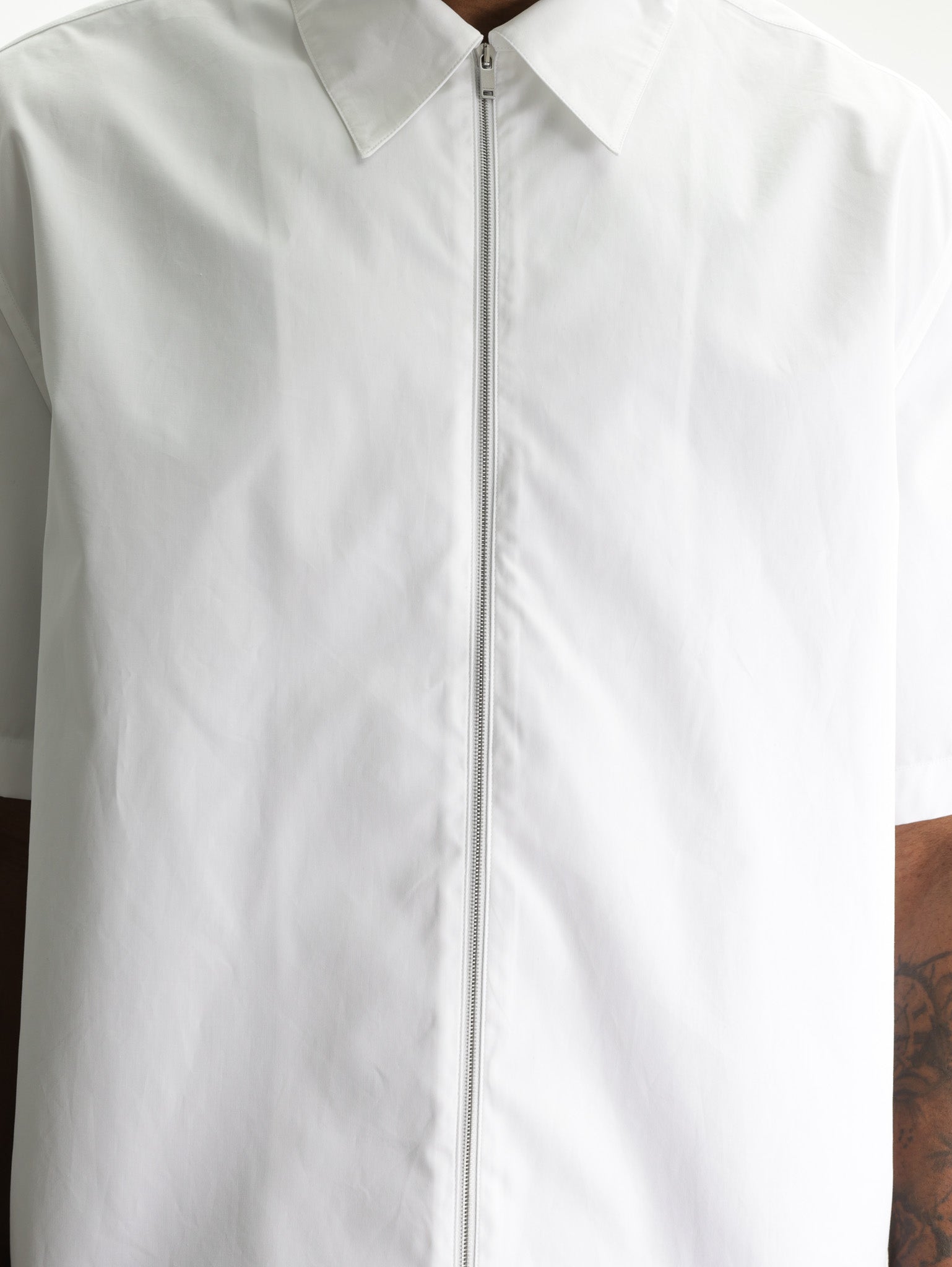Jil Sander Shirt Zip Ss White – AL Capone Premium