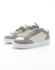 Cleens Sneakers C28 Suede Border White/Light Grey