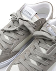 Cleens Sneakers C28 Suede Border White/Light Grey
