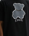 Iceberg T-Shirt Teddy Print Black