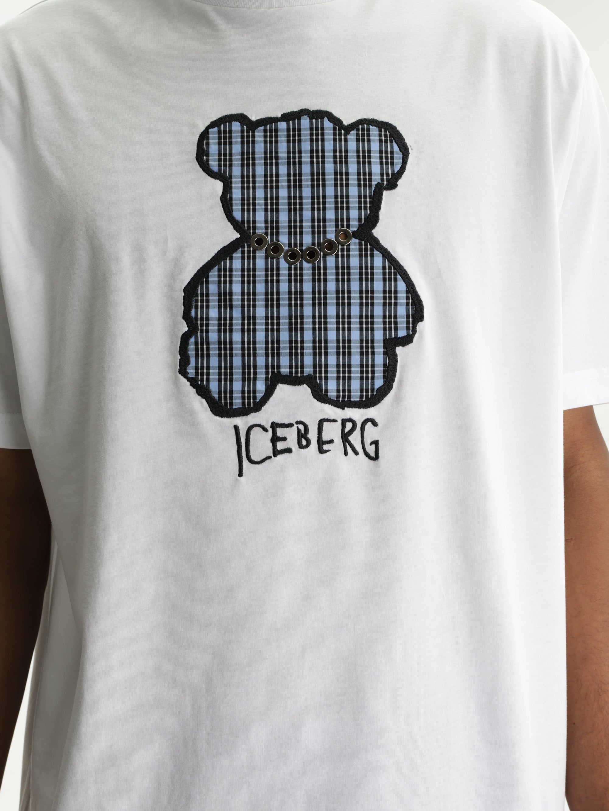 Iceberg T-Shirt Teddy Print White