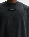 Iceberg T-Shirt Chest Logo Tag Crew Black