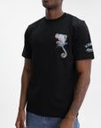 Iceberg T-Shirt Monkey Print Crew Black