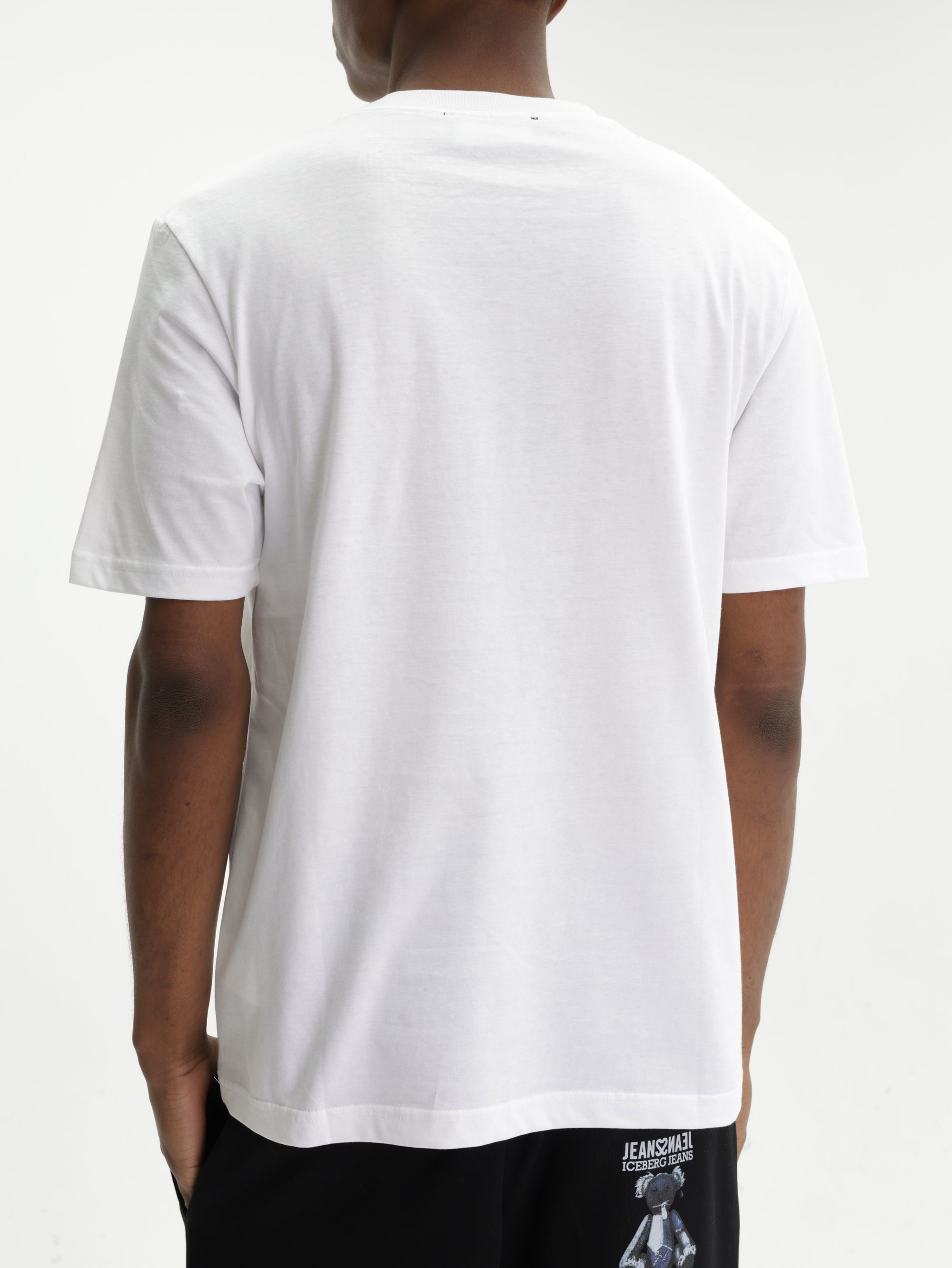 Iceberg Jeans T-Shirt 1986 Ibj Logo Print White