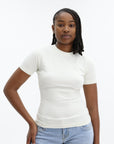 Vetements T-Shirt Logo Fitted  Women White