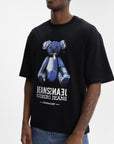 Iceberg Jeans T-Shirt Teddy Print Black