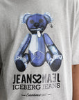 Iceberg Jeans T-Shirt Teddy Print Grey