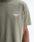 Iceberg Jeans T-Shirt Mountain Logo Print Sage