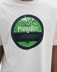 Puma T-Shirt Graphic Record Beige-Green