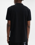 Iceberg Jeans T-Shirt Mountain Logo Print Black