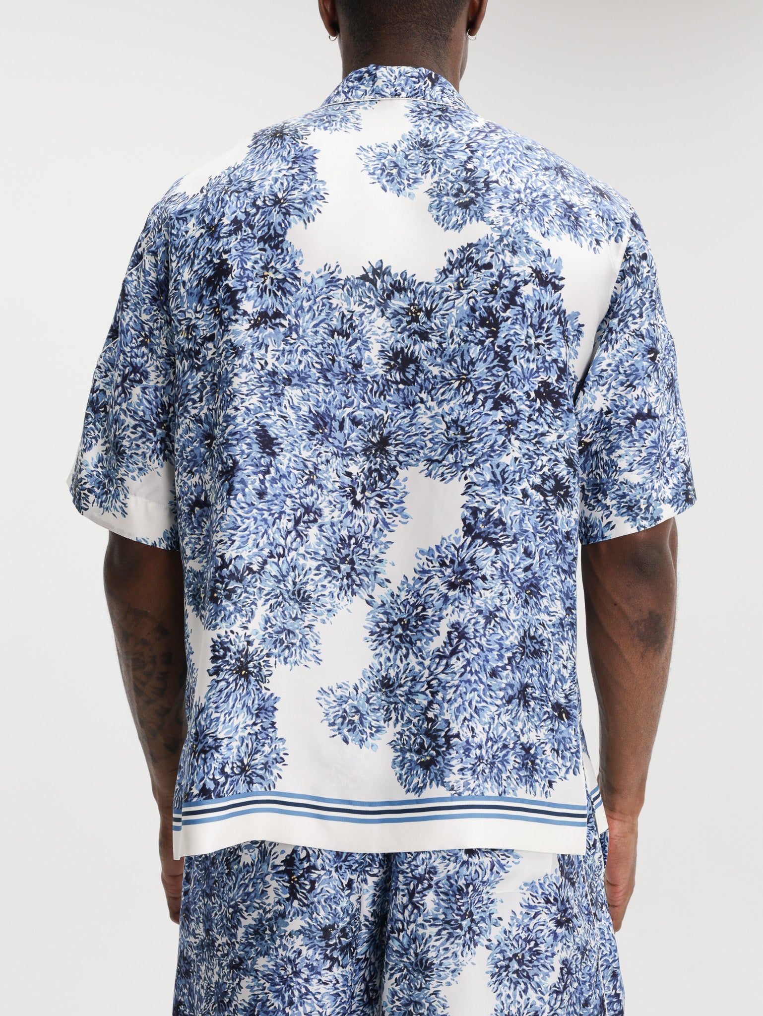 Givenchy Shirt All Over Print Blue/White